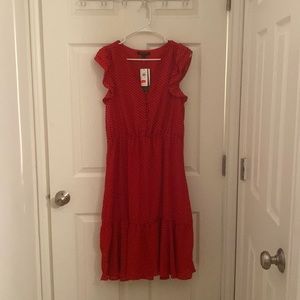 NWT Banana Republic Factory Polka Dot Dress